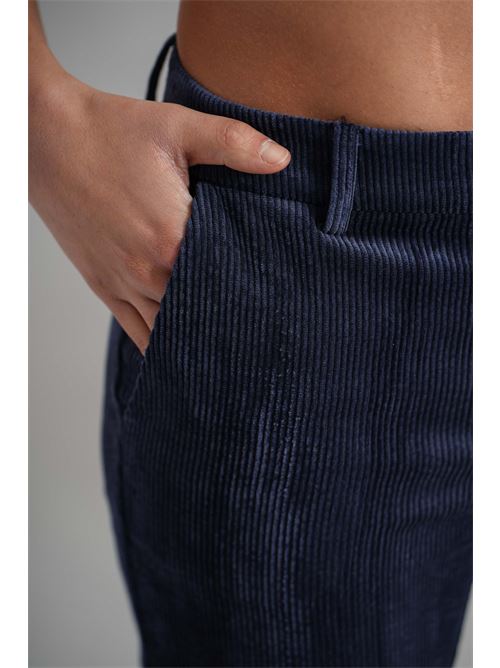 Pantalone in velluto elmas phil | 011121BLU